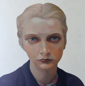 Janina Przysiężniak 80x80cm. olej, płótno 2024 Jaga