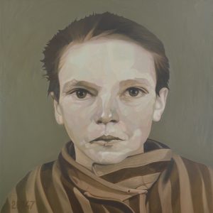 Czesława Kwoka 80x80cm. 2023 Ofiary Wojny. Zrealizowano w ramach stypendium Ministra Kultury i Dziedzictwa Narodowego